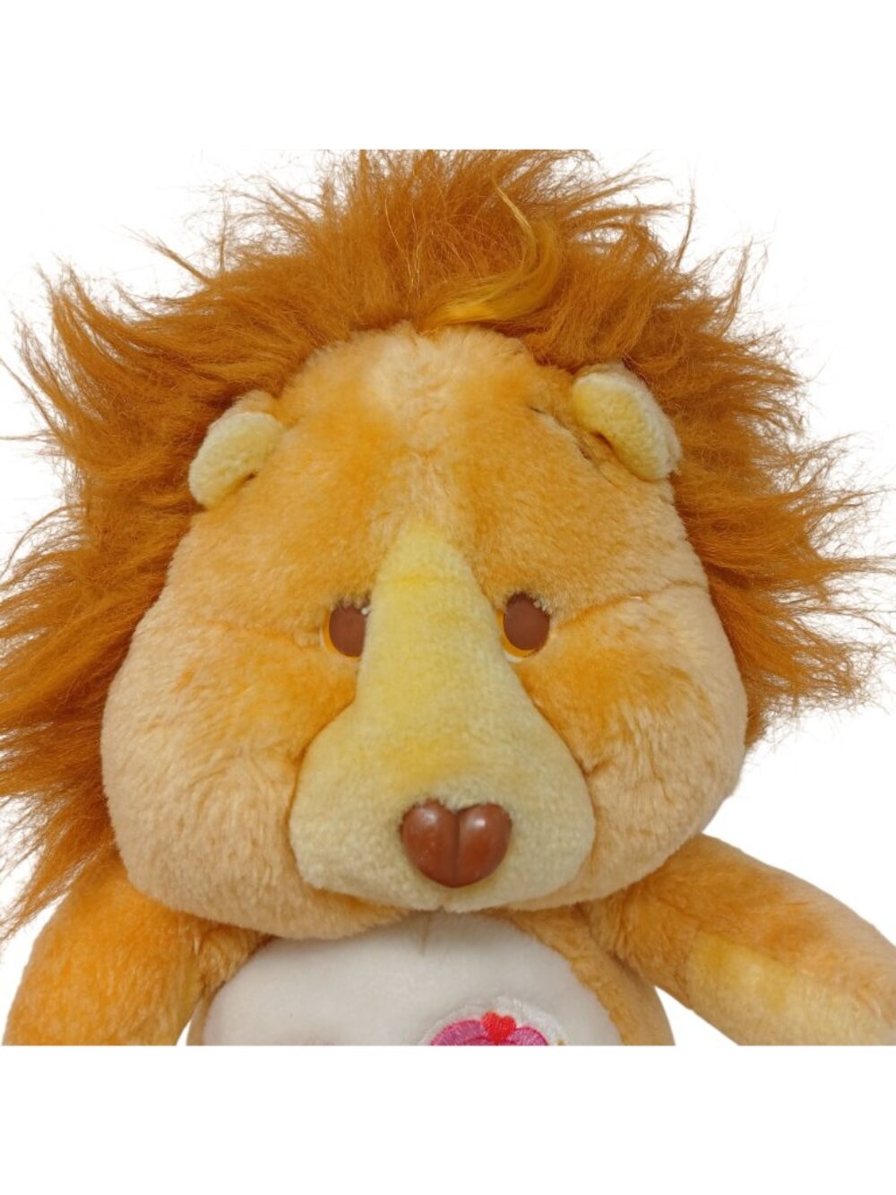 1984 VTG Care Bear Cousins Plush Brave Heart Lion King Crown Kenner #S1-C - Picture 2 of 13